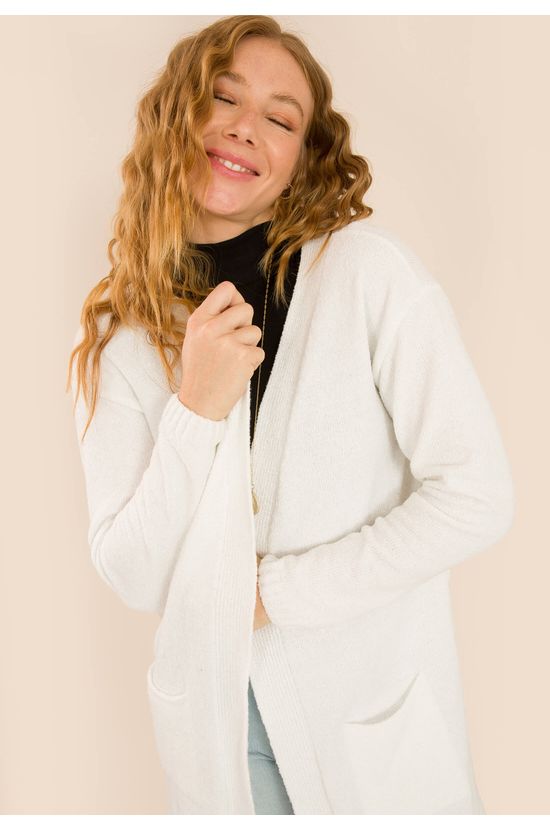 cardigan tricot off white